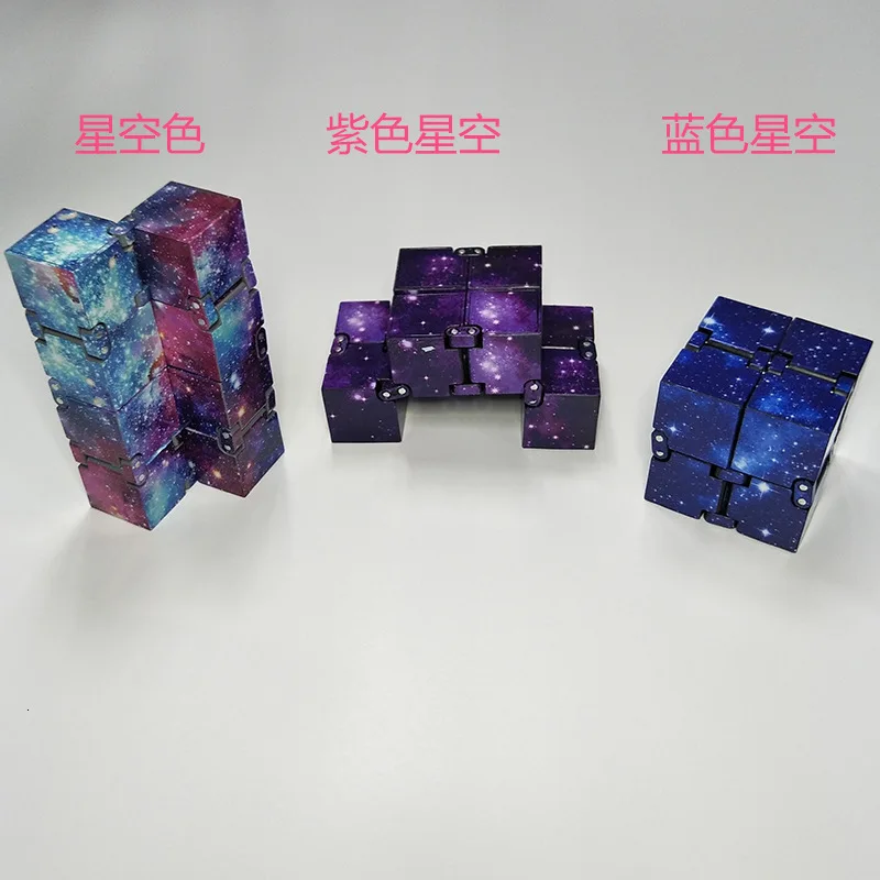 Infinite neounlimited Cube Decompression Bibasic Toys Spot Supplies Water Transfer hand spinner Factory Plastic magnetic balls |
