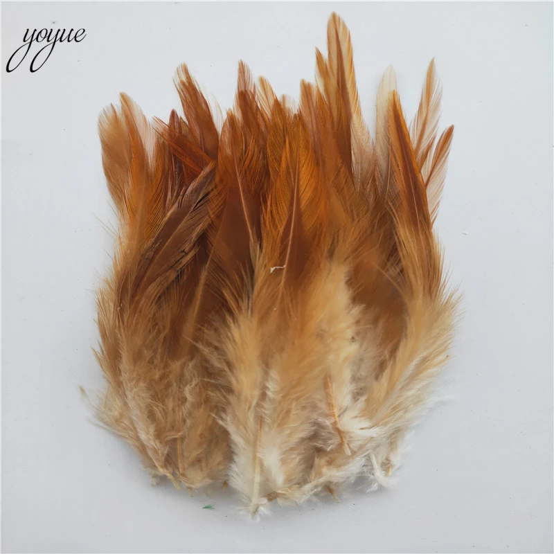 YOYUE 100 шт/партия красивое куриное перо 10-15 см/4-6 дюймов петушиные перья для рукоделия DIY Ювелирные изделия Аксессуары Плюмы