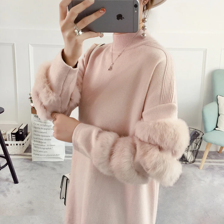 Свитер женский зимний оверсайз вязаный | Женская одежда