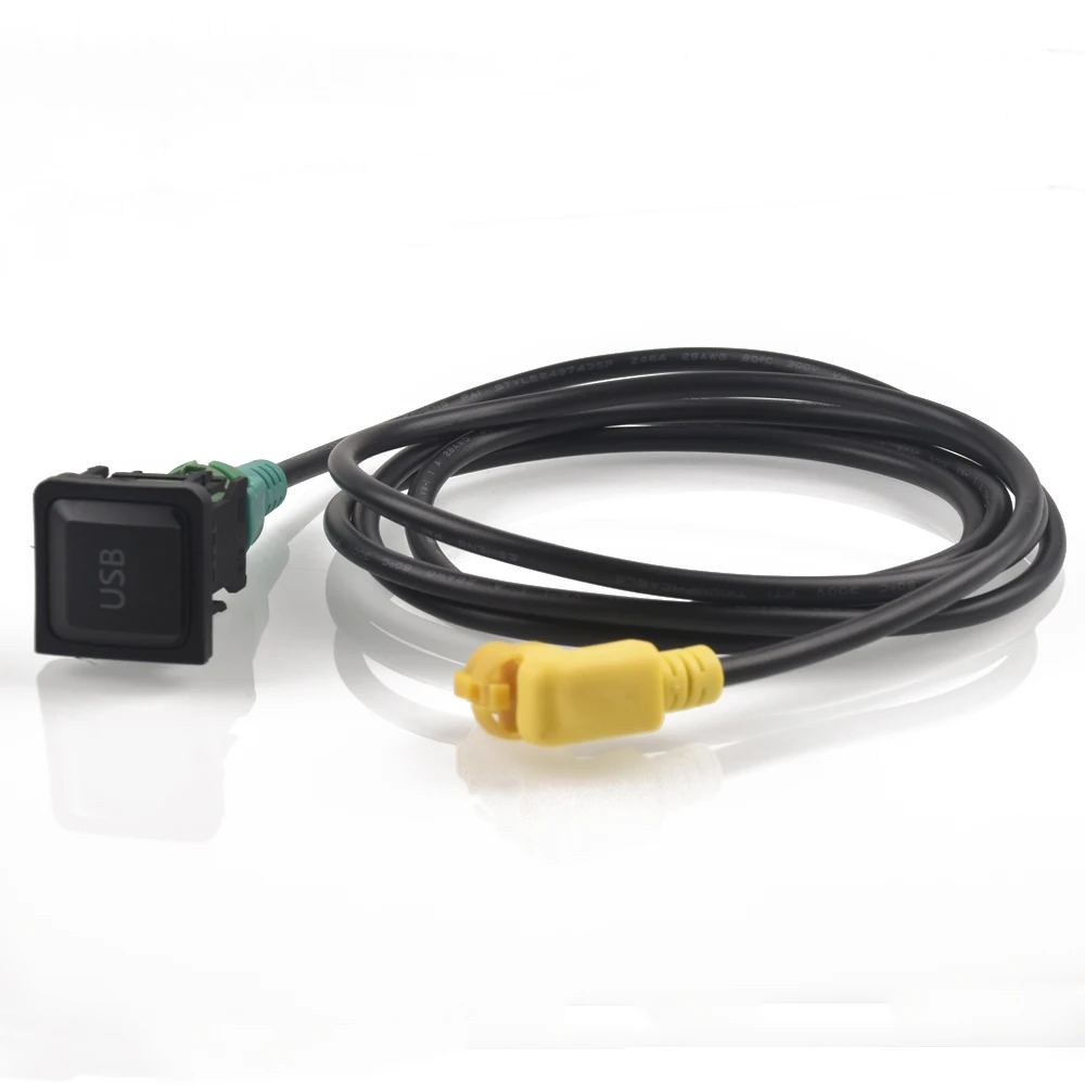 USB AUX переключатель кабеля жгут проводов RCD510 RCD300 + для VW Golf MK6 Jetta MK5 Sagitar Polo|Кабели