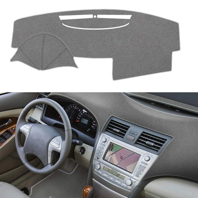 Gray Dashboard Cover Carpet Dash Mat Custom Fit Protector for Toyota Camry 2007-2011 |