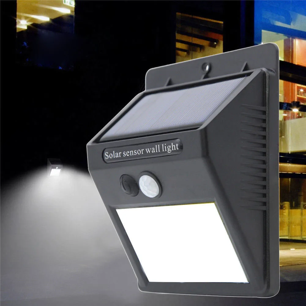 

Solar Lights Outdoor 20 LEDs PIR Motion Sensor Activated Separable Light for Garden Security Waterproof Wireless Wall Lamp