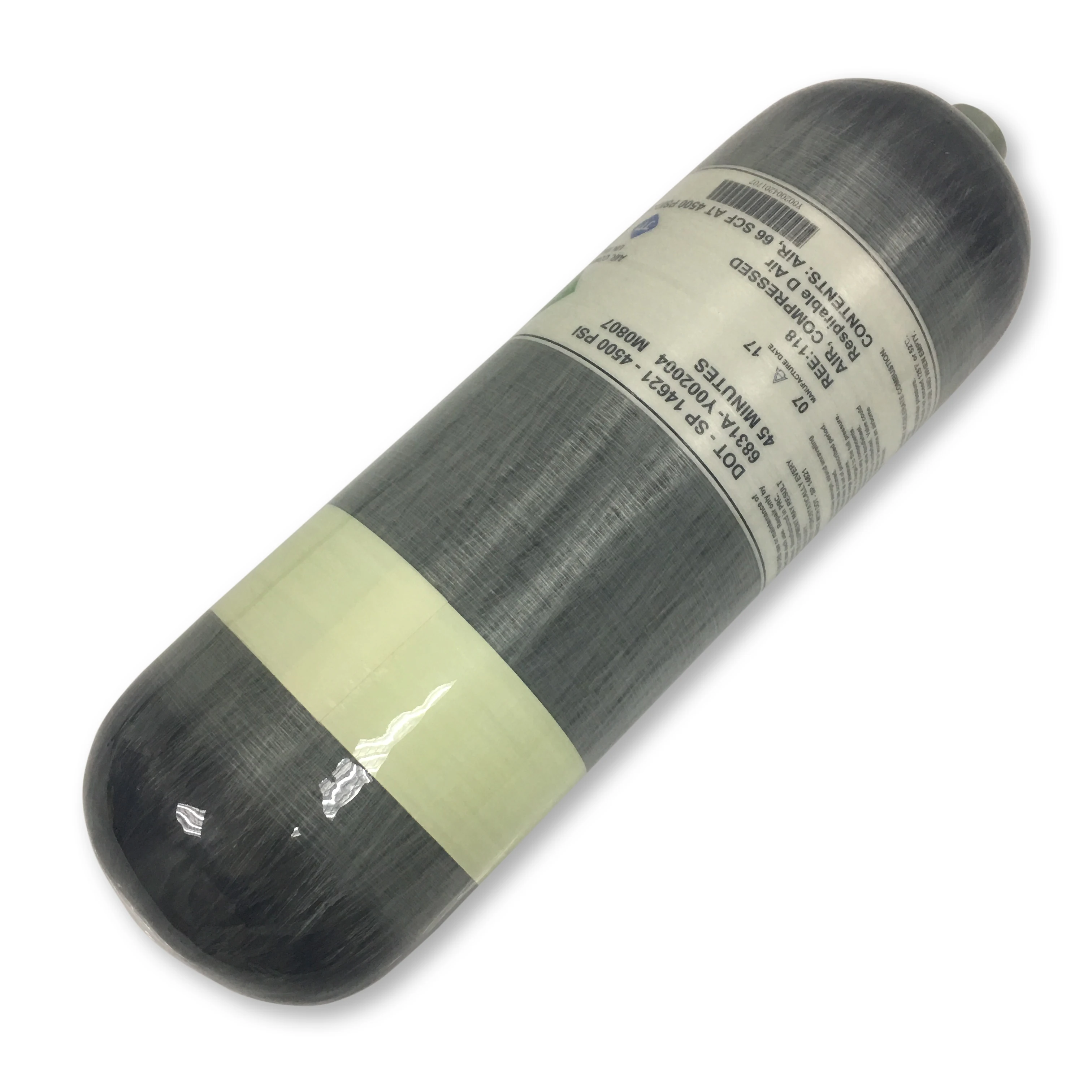 Preise AC2680 Acecare DOT 6.8L HPA/PCP Carbon Faser Paitnball Tank Schießen Ziel Für Airsoft Pistole Pistole Air Metall Zylinder Für Tauchen