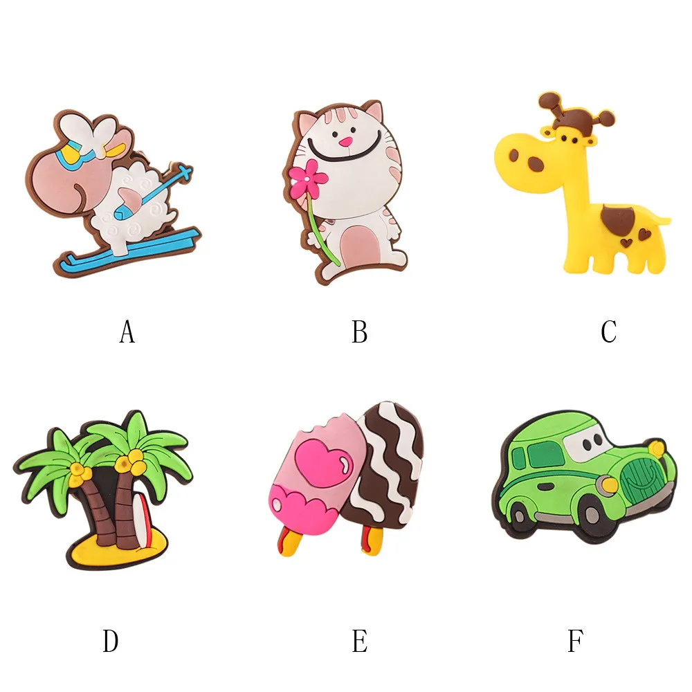 Магнит на холодильник 4 шт. новые Мультяшные милые наклейки стену холодильника