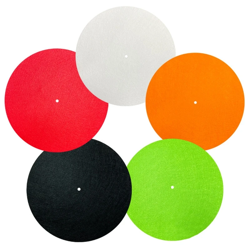 Turntable Mat Slipmat Audiophile 3mm Felt Platter Vinyl Record Players Anti-Vibration Durable Anti-Static 12 inches