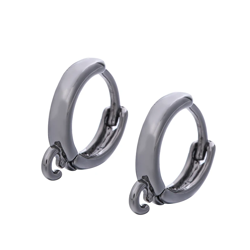 Supplies For Earwire Jewelry DIY Earring Material Round Hoop Earrings Clasps Hooks Fittings 1 Pair | Украшения и аксессуары