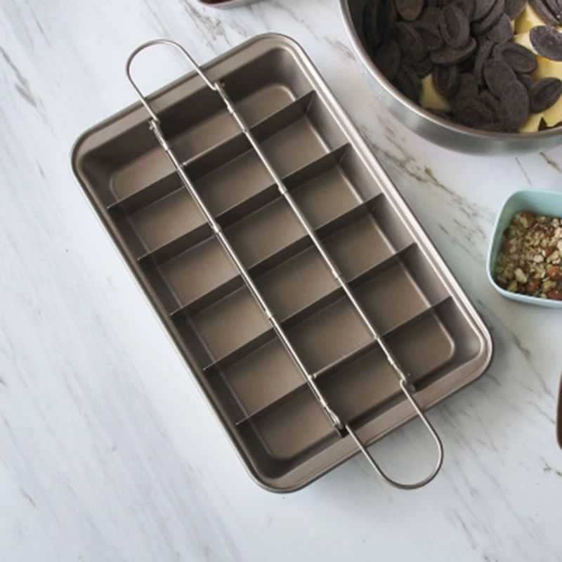 

Baking Tray Cake Mold Non-Stick Baking Tray Square Bread Baking Thickening Solid Bottom