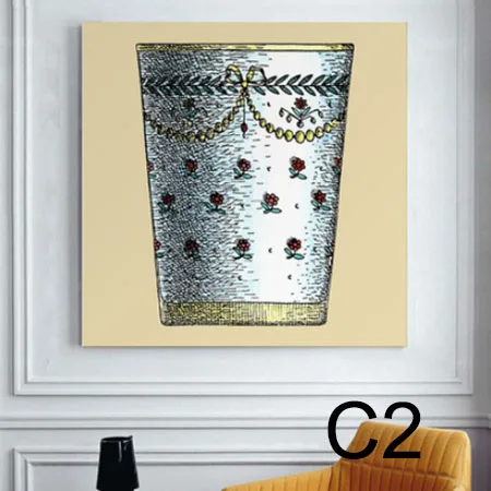 2 Decoracion fornazetti живопись Современные винтажные Ретро подарки настенные художественные цитаты Спальня Декор Арт Рисунок Фигуры с внутренней рамкой - Цвет: 2