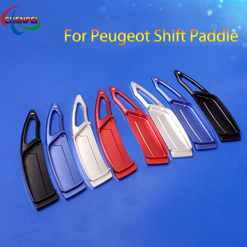 

Алюминиевый автомобильный рычаг переключения передач на руль, 2 шт., удлинитель переключения передач для Peugeot 508L 4008 5008, аксессуары для интерьера