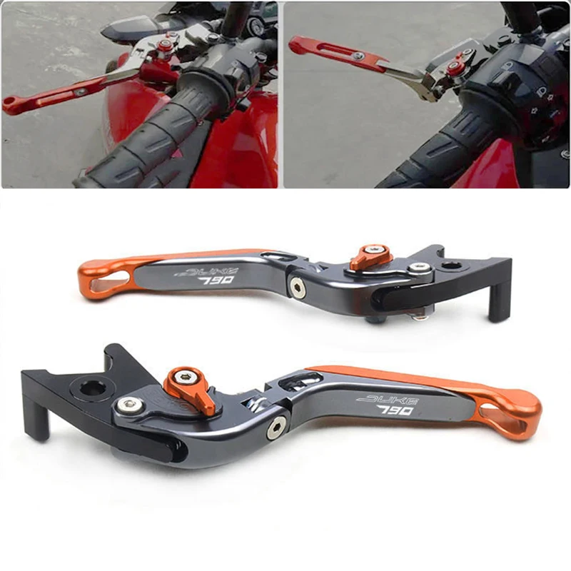 

LOGO DUKE 790 Motorcycle Accessories Folding Extendable Brake Clutch Levers For 790 DUKE DUKE 790 2018 2019 2020