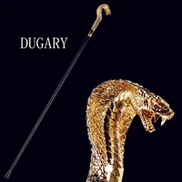dugary luxury fashion walking stick man cane women party walking cobra high quality brand metal cosplay detachable free shipping