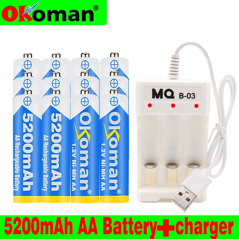 Новинка 100% предварительно заряженные никель металлогидридные аккумуляторы 1 2 в