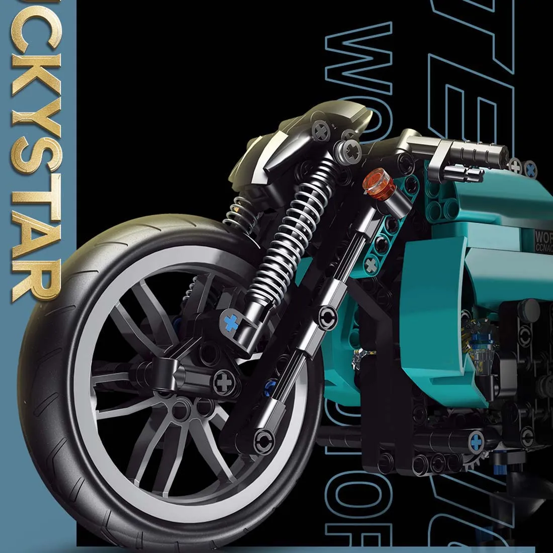

431+Pcs Static City Bricks Motorcycle Model Kit Building Vehicle Blocks Toys Assemble Models Educational Toy Children Gifts