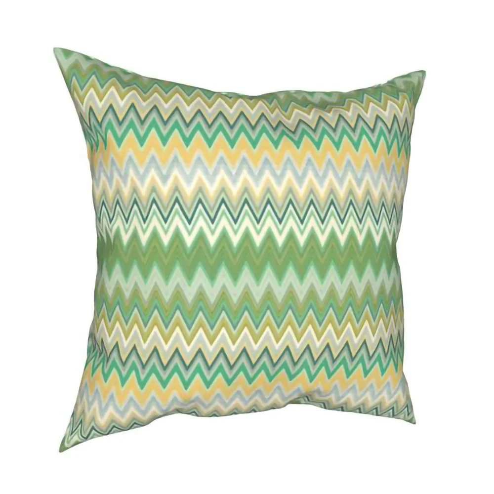 Home Decor Zig Zag Zigzag Chevron Pillowcase Pattern Zipper Throw Pillow Case for Car Cushion Cover 45x45 | Дом и сад