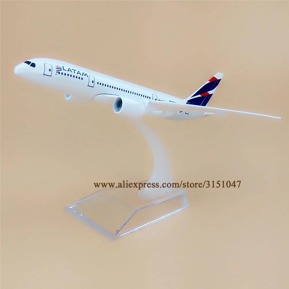 16 см сплав металла воздуха Чили латам авиалиний модель самолета Boeing 787 B787 с