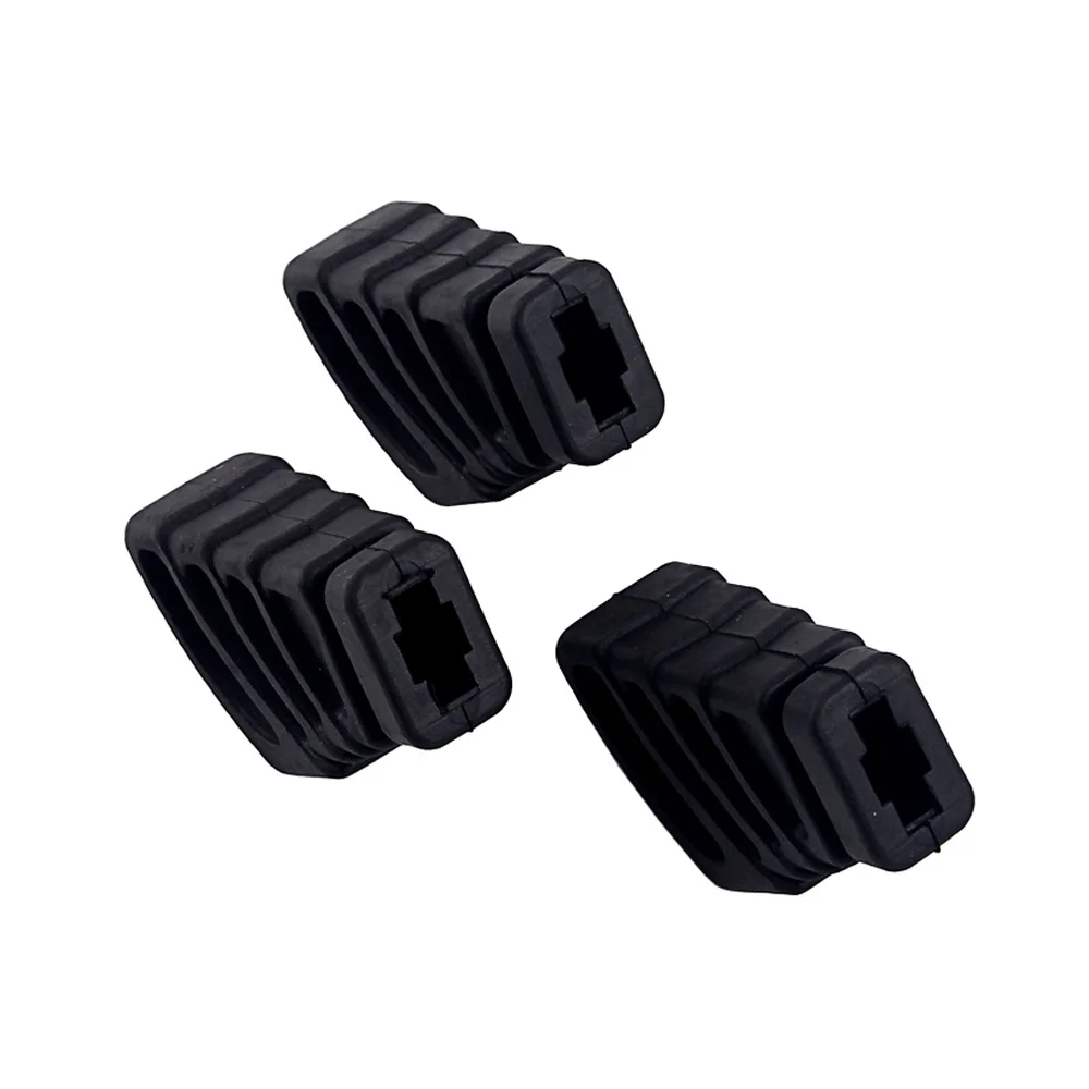 

3pcs Drum Rubber Feet for Drum Cymbal Stand Rack Bracket Percussion Parts Size WC10 (Black)