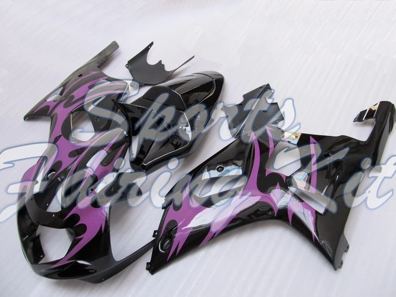 Обтекатели для GSXR 600 750 1000 2000 2003 K1 2 цвета: черный фиолетовый GSXR600 GSXR750 GSXR1000