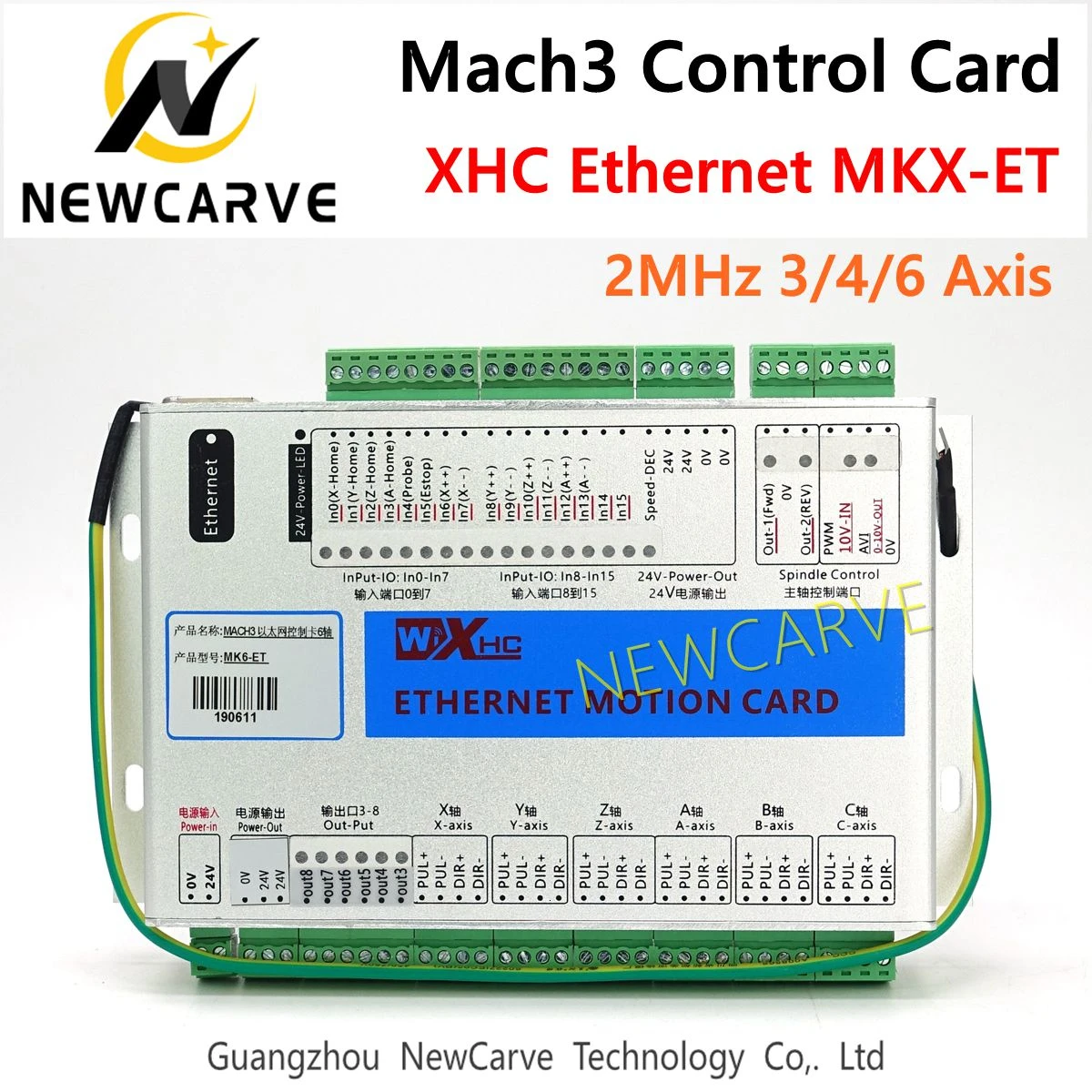 XHC CNC маховик беспроводной Mach3 MPG подвесной маховик для фрезерного станка 4 6 оси MPG WHB04B-4 WHB04B-6 NEACARVE