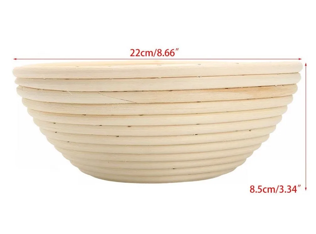 6PCS Oval Dough Banneton Brotform Dougn Rattan Bread Proofing Proving Baskets Fermentation Wicker Basket Kitchen Supplies | Дом и сад