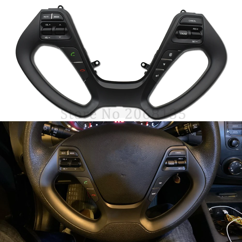 

Новые многофункциональные кнопки на руль для круиза для Kia FORTE / CERATO K3/K3S Car 2014-2016 с Bluetooth-кнопкой
