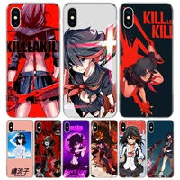 kill la kill anime silicon call phone case for apple iphone 11 13 pro max 12 mini 7 plus 6 x xr xs 8 6s se 5s cover coque capa