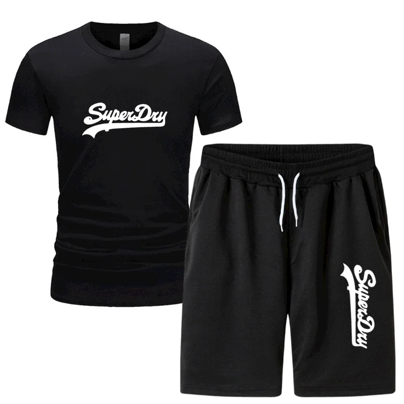 

Men's suit hot sale summer T-shirt pants suit casual brand fitness jogging pants T-shirt hip-hop fashion men's sportswear