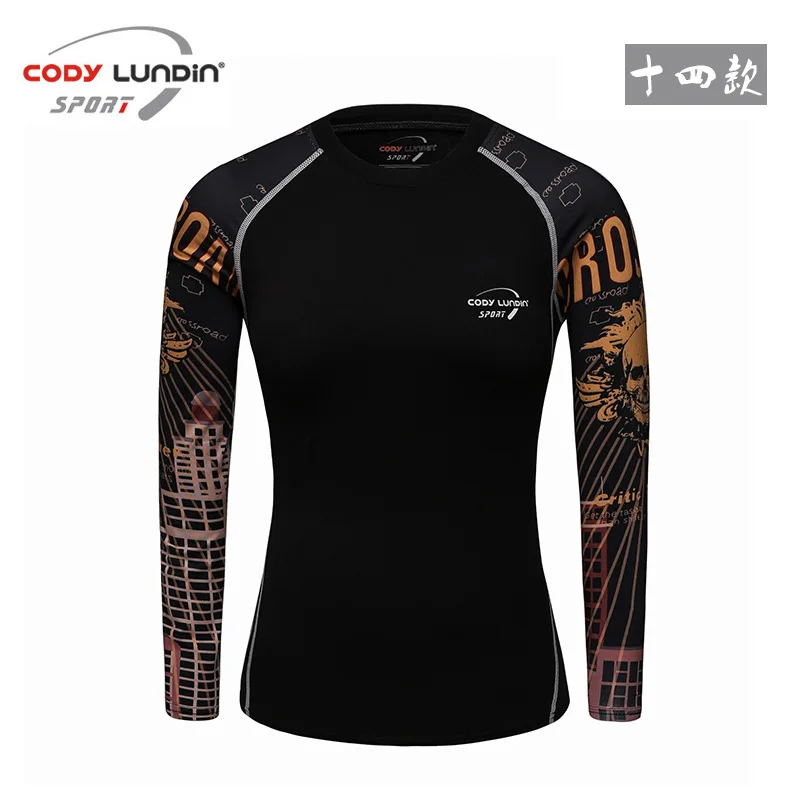 Women Compression Shirt Long Sleeve Gym Workout Tight Tops Quick Dry Slim Fit Fitness Sports T-shirt Yoga Jogging Running Shirts