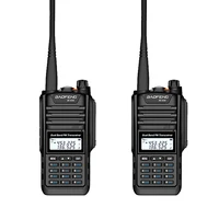 2 pcs walkie talkie baofeng bf a58 two way radio ip68 waterproof dual band vhf uhf 128ch handheld ham cb radio fm transceiver