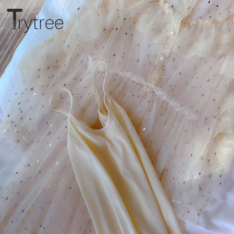 Trytree 2020 весеннее женское Повседневное платье с воротником стойкой и пуговицами