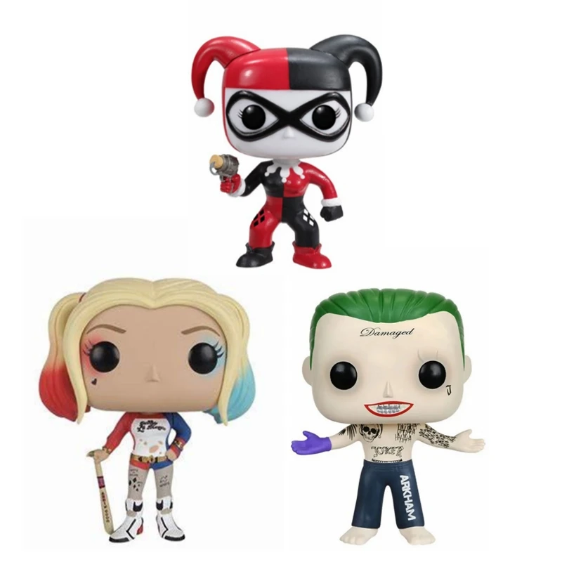 Коллекционная модель Отряд Самоубийц Джокер Харли Квинн для мальчиков игрушки