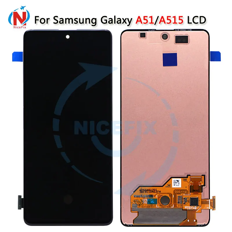 ЖК дисплей с сенсорным дигитайзером для Samsung Galaxy A51 сенсорное стекло в сборе A515 A515F