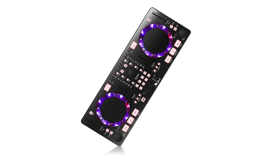 Профессиональный аудиомикшер iCON XDJ Mini USB MIDI с сенсорными колесиками для царапин