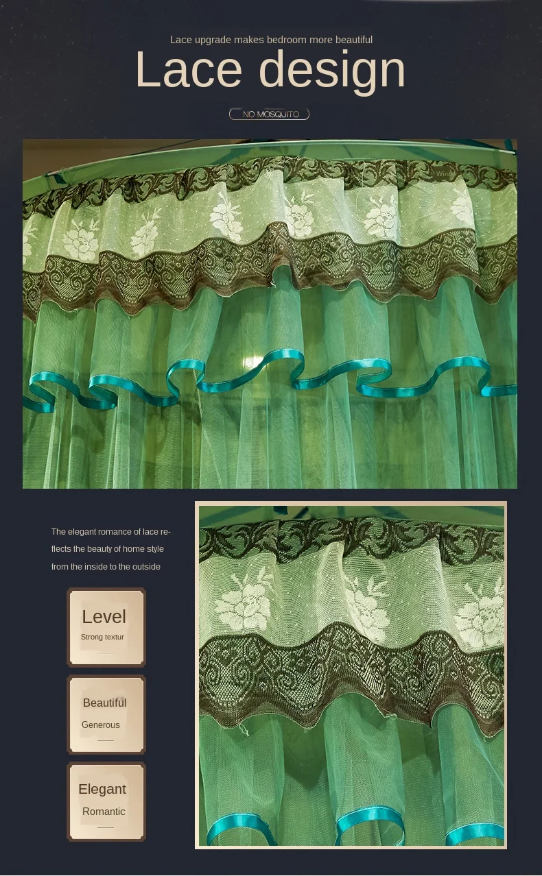 

Kid Baby Bed Canopy Bedcover Mosquito Net Curtain Bedding Romantic Baby Girl Round Dome Tent Cotton