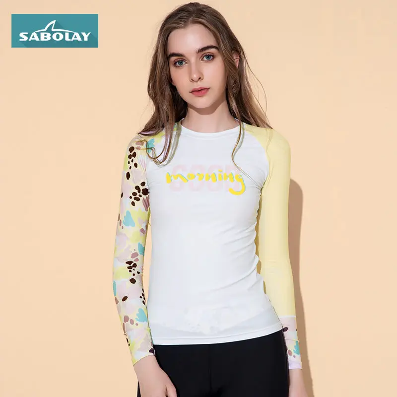 Купальник Rashguard для девушек с длинным рукавом UPF50 + костюм серфинга