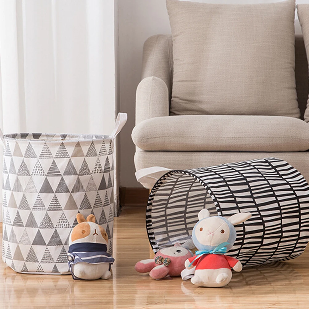 

Household Cloth Dirty Clothes Basket Folding Large Clothes Dirty Clothes Storage Basket Storage Laundry Bathroom Hot