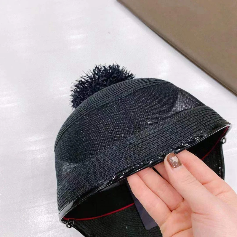 

summer female letters sunshade straw cap for women serging personality beach sunscreen hat England visors