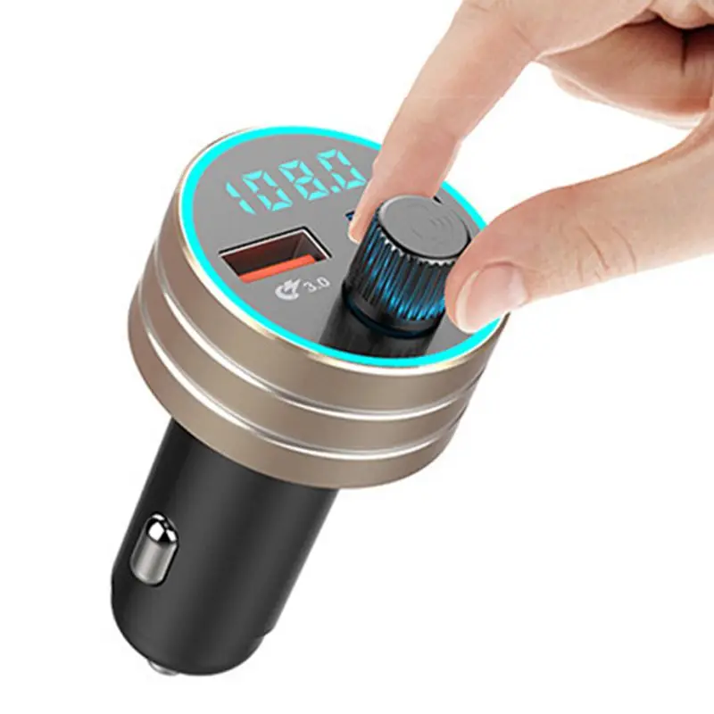 Беспроводной автомобильный Bluetooth fm передатчик MP3 радио адаптер двойное USB быстрое