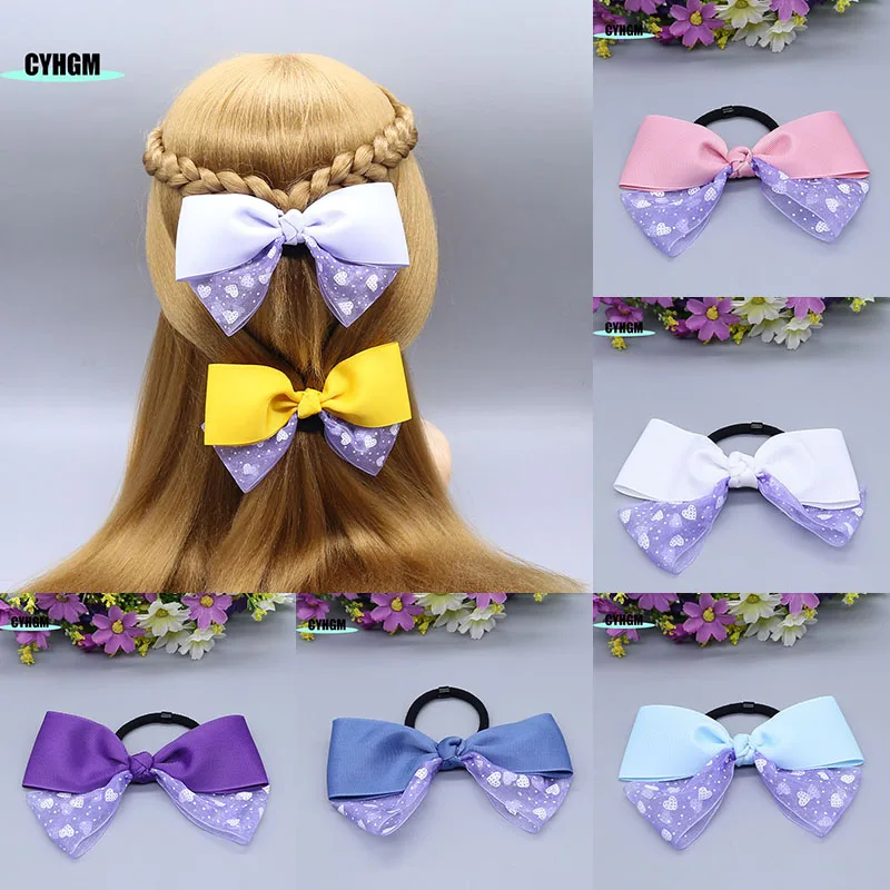 

Fashion silk scrunchie hair ties wholesale big Elastic hair band for ladies hair rubber band women's hanfu hair accessory A08-5