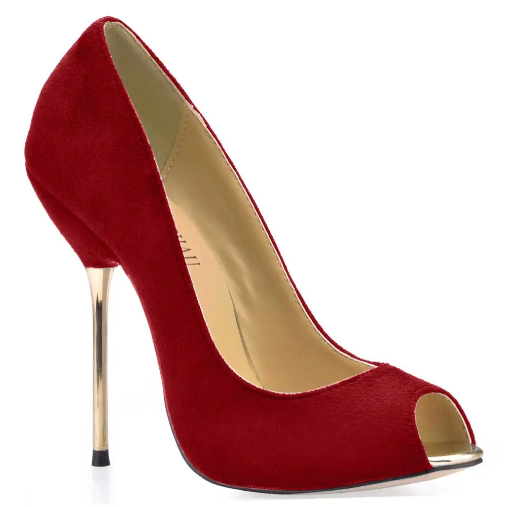 Пикантные вечерние открытый носок на каблуке шпильке На железной Для женщин