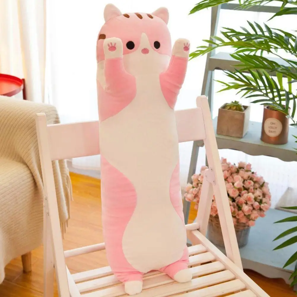 

Soft/Cute /Plush /Long cat/pillow/Cotton doll toy Office Gifts Gifts lunch Pillow Gifts Birthday Girls New Christmas Sleepi V2X9