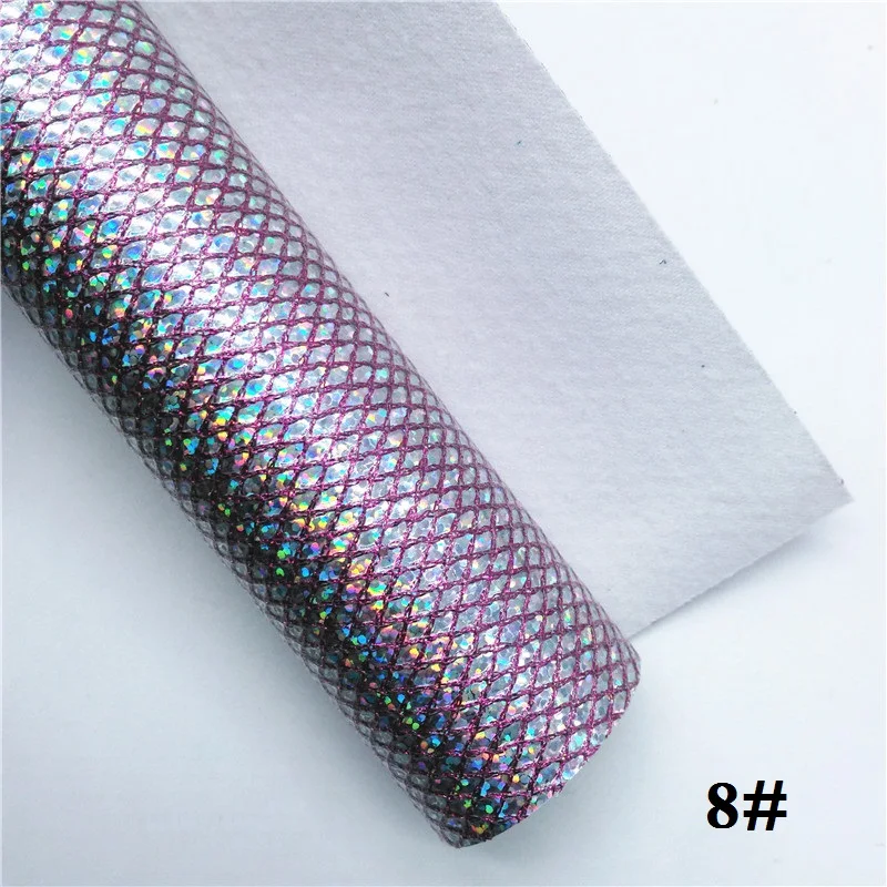 8 Glitterwishcome 21X29 см A4 размер винил для бантов переливающийся Блестящий Бриллиант кожа Fabirc искусственная кожа листы для бантов, GM650A - Цвет: 8