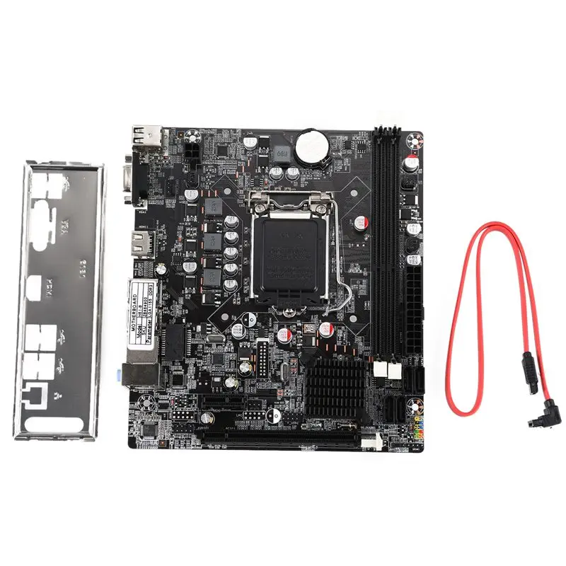 Jia Huayu Профессиональный H61 настольный компьютер Материнская плата LGA 1155 Pin cpu интерфейс обновления USB2.0 DDR3 1600/1333/1066