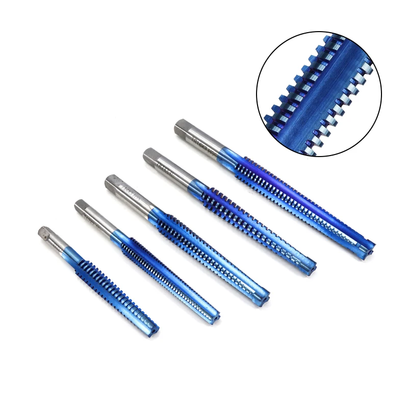 1 шт. HSS TR8 TR16mm левосторонний винтовой кран с нано синим покрытием трапециевидный