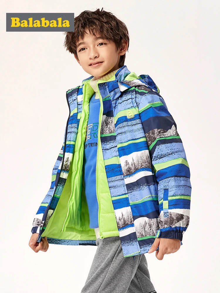 Детская Плотная хлопковая одежда хлопковое пальто для мальчиков новинка