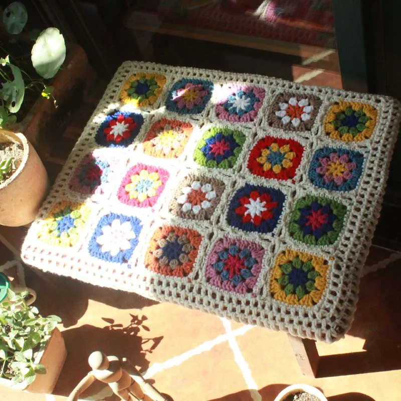 3D утолщенный диван ручной работы коврик для чайной церемонии модное вязаное