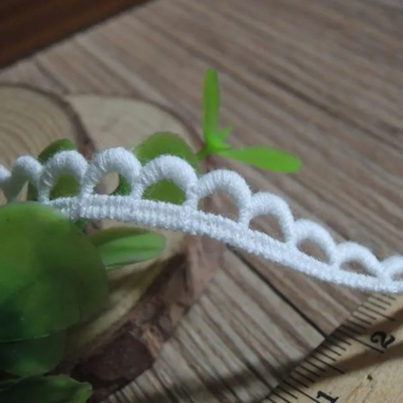 Кружевная отделка для воротника свадебные аксессуары шитья 0 8 см 1 ярд LX12 | Дом и