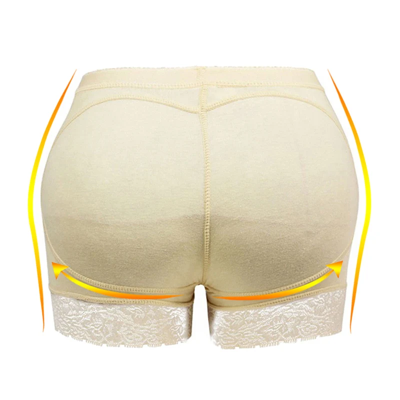Корректирующее белье для женщин трусы с подкладкой и эффектом пуш-ап завышенной