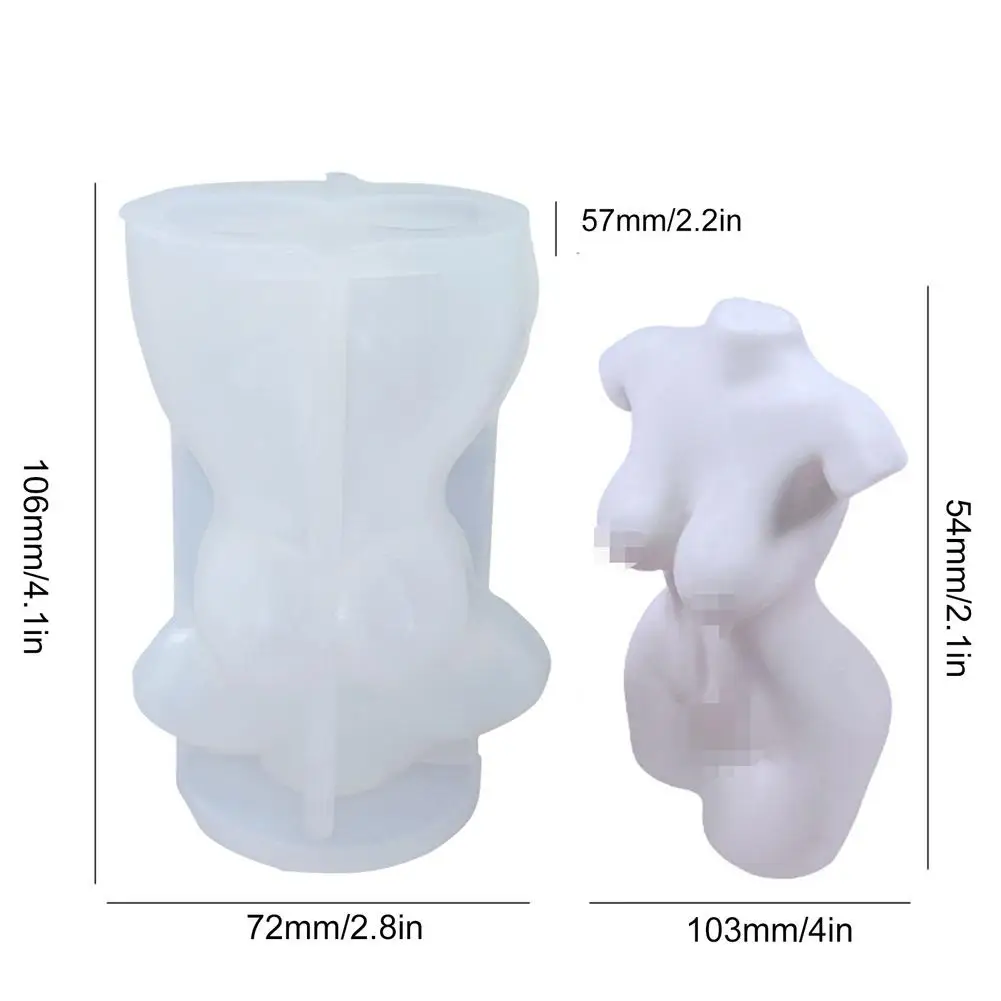 Форма из эпоксидной смолы для мужчин и женщин силиконовая 3D форма обнаженной