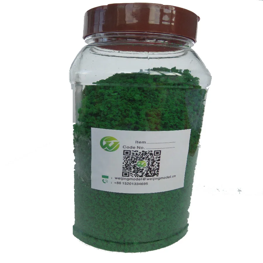 Темно зеленая архитектурная модель создание губчатой конструкции ландшафта