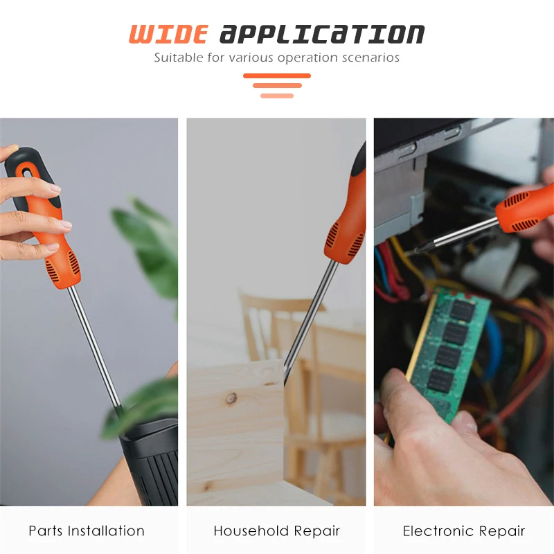 

KALAIDUN Insulated Screwdriver Set Precision Screw Driver Slotted Phillips Screwdrivers Handle Home Appliance Repair Hand Tools